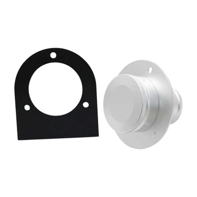 Cuello llenado remoto del tanque combustible con tapa, pieza repuesto, accesorio universal, recto, resistente, fácil instalación 17-2530 Plata