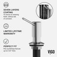 thumbnail image 2 of VIGO Braddock Kitchen Soap Dispenser in Stainless Steel, 2 of 8