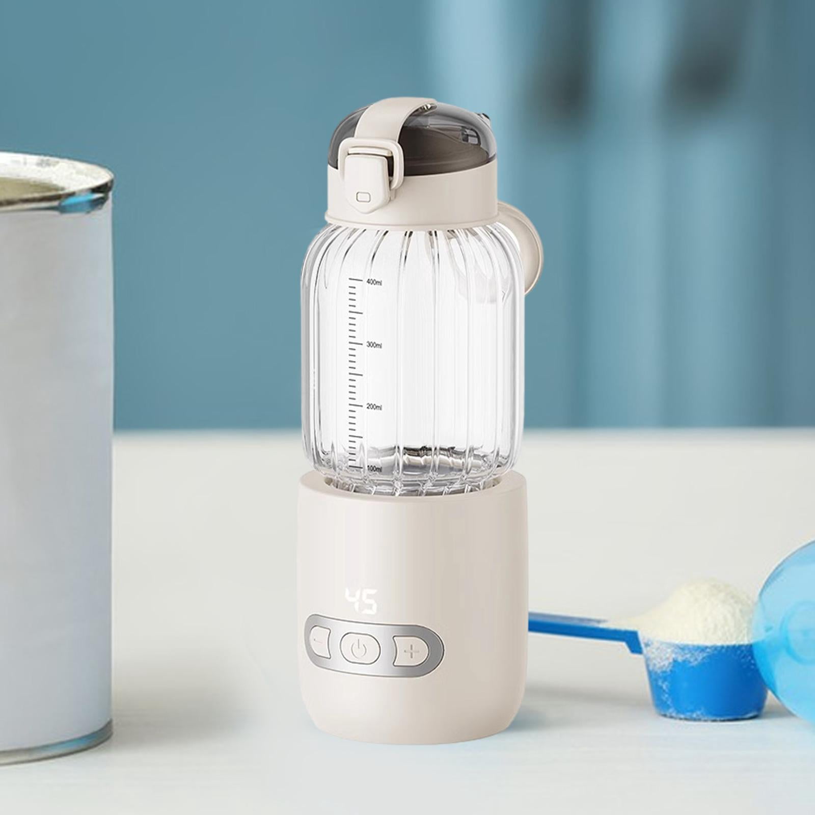 Baoblaze Portable Bottle Warmer Accurate Temperature Control Baby Milk Bottle Outdoors Ca beige 400ml