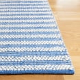 thumbnail image 3 of SAFAVIEH Natura Wayra Striped Runner Rug, Ivory/Blue, 2'3" x 8', 3 of 8