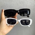 thumbnail image 2 of Fashion Retro Small rectangular Frame Punk Sunglasses For Women Vintage Square Summer Rectangle Sun Glasses Eyewear Shades Style 6, 2 of 6