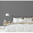 thumbnail image 5 of S4Sassy Modern Geometric Checkered Wallpaper - Black Wall Covering, 25" x 60" Self-Adhesive Vinyl Walls Paper, Decorative Walls Wrap, Easy DIY Wall Covering For Bedroom, Cabinets, 5 of 9