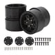 thumbnail image 3 of 4 Uds ruedas de coche RC de plástico para coche de Control remoto 1/10 para AXIAL SCX10 90046 negro, 3 of 8