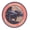 Salmon Pink, variant on Glacier National Park 3.5 Inch Iron Or Sew On Embroidered Fabric Badge Patch Seek Adventure, National Park Iconic Series