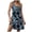 Blue, variant on vigerkar Women's Summer U Neck Dress 2025 A-Line Floral Sleeveless Casual Sundresses with Pockets Hot Pink, XL