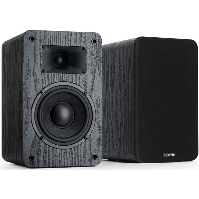 Altavoces pasivos de estantería Saiyin, 40 W × 2 de potencia, woofer de 5 pulgadas