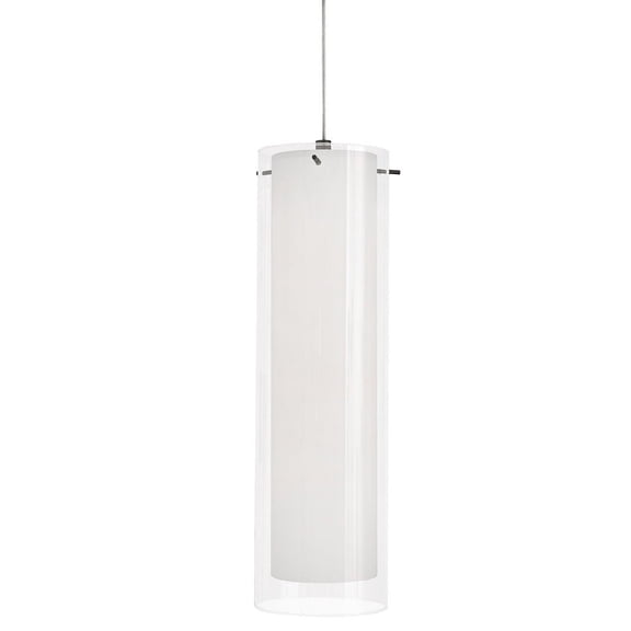 VIP04LAJUDBKWH AFX View - 10W 1 LED Pendant-16 Inch Tall and 5 Inch Wide-Black Finish