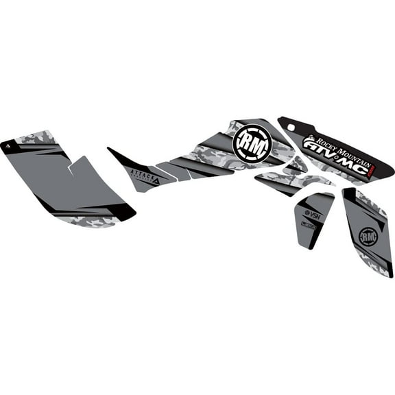 Attack Graphics Custom Stealth Complete ATV Graphics Kit