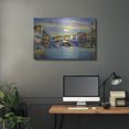 thumbnail image 5 of Luxe Metal Art 'Venice Italy Rialto Bridge' by Pedro Gavidia, Metal Wall Art, 36"x24", 5 of 9