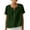 Z146 Army Green-Linen Tops for Women, variant on Linen Shirts for Women Split Neck Short Sleeve Summer Tops Pleated Lightweight Casual Work Blouses 2026 L