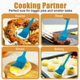 thumbnail image 5 of KitsKap Silicone Basting Brush 2 Pcs Pastry Brush for Oil, Grill Barbecue Sauce Baking , Blue, 5 of 7
