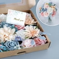 thumbnail image 2 of Set combinado de flores artificiales para bodas, ramos de novia de varios tipos, románticos C, 2 of 9