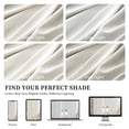 thumbnail image 6 of Jainmy Cream 100% Blackout Velvet Curtains 108 Inches Long for Bedroom Living Room, Luxury Heavy Thick Thermal Insulated Back Tab Window Drapes,2 Panels,52"x108", 6 of 10