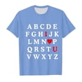 thumbnail image 4 of Children's Valentine's Day Fashion Printed Short Sleeved T Shirt 2t Girl Tops, 4 of 4