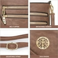 thumbnail image 4 of Montana West Crossbody Bags for Women Multi Pocket Cross Body Bag Purses with Adjustable Strap, Brown, 4 of 7
