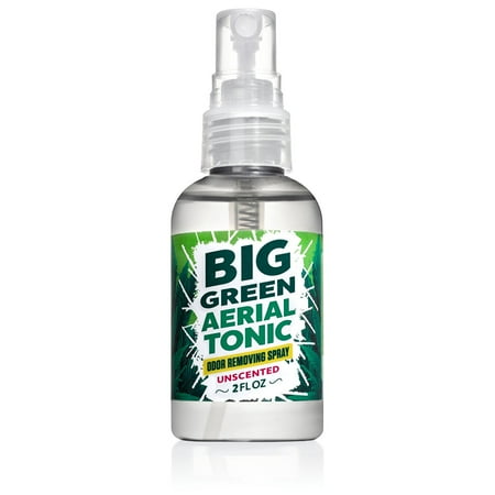 Scent Eliminator Spray Liquid - Big Green Smoke Odor Eliminator Spray Unscented | Removes Smell from Cars, Bathrooms, Homes 2oz (Pack of 2)