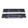 thumbnail image 1 of Sidaley Marco para matrícula de 2 piezas, componente Exterior Universal, accesorio para coche, marcos protectores, soporte adecuado para Europa, Rusia Automoción decorativa y accesorios Sidaley VI017498-00B, 1 of 6