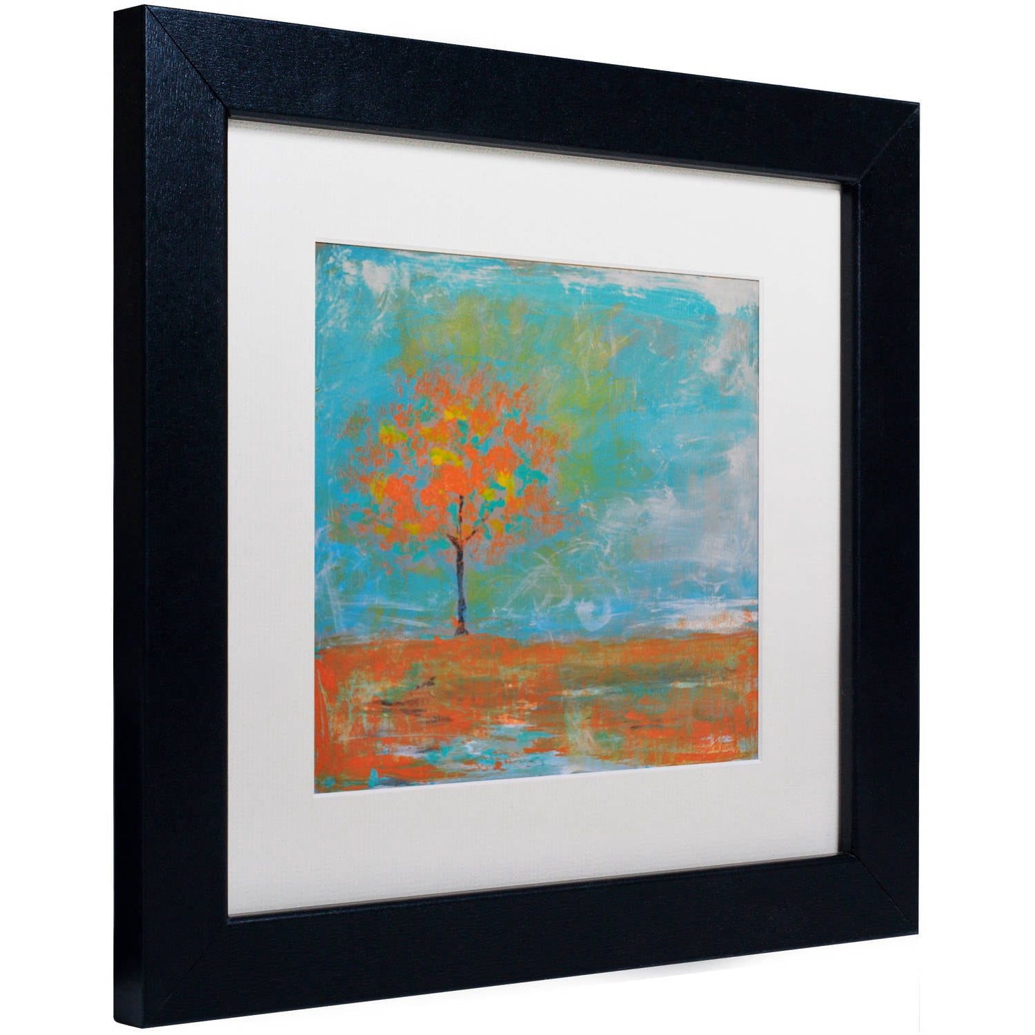 Trademark Fine Art "Autumn" Canvas Art by Nicole Dietz White Matte, Black Frame