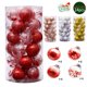 thumbnail image 5 of 24 bolas navideñas de 6 cm, ideales para colgar en el árbol de Navidad, irrompibles, para fiestas navideñas en interiores y hogares, color negro., 5 of 5