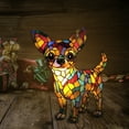 thumbnail image 4 of CARRFA Dog Series Art Night Light, Chihuahua Lamp, Vintage Stained Resin Tabletop Night Light, Cute Pet Dog Themed LED Table Lamp for Home Office Decor Gifts for Adults Kids, 4 of 9