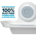 thumbnail image 3 of SlipX Solutions Patented Power Lock Suction Cup Soap Saver, Wall Mounted, White, 3 of 7