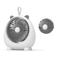 thumbnail image 2 of Ventilador de escritorio con orejas de gato para estudiantes, ventilador de mesa portátil silencioso de gran volumen de aire ajustable de dos niveles para exteriores, 2 of 5