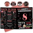 thumbnail image 1 of Tarjeta de aniversario Joycard 8º aniversario para mujer, esposa 2018, 1 of 7