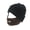 Black, variant on Aellinatey Creative Winter Warm Handmade Knitted Crochet Beard Hat Ski Caps Funny Hats