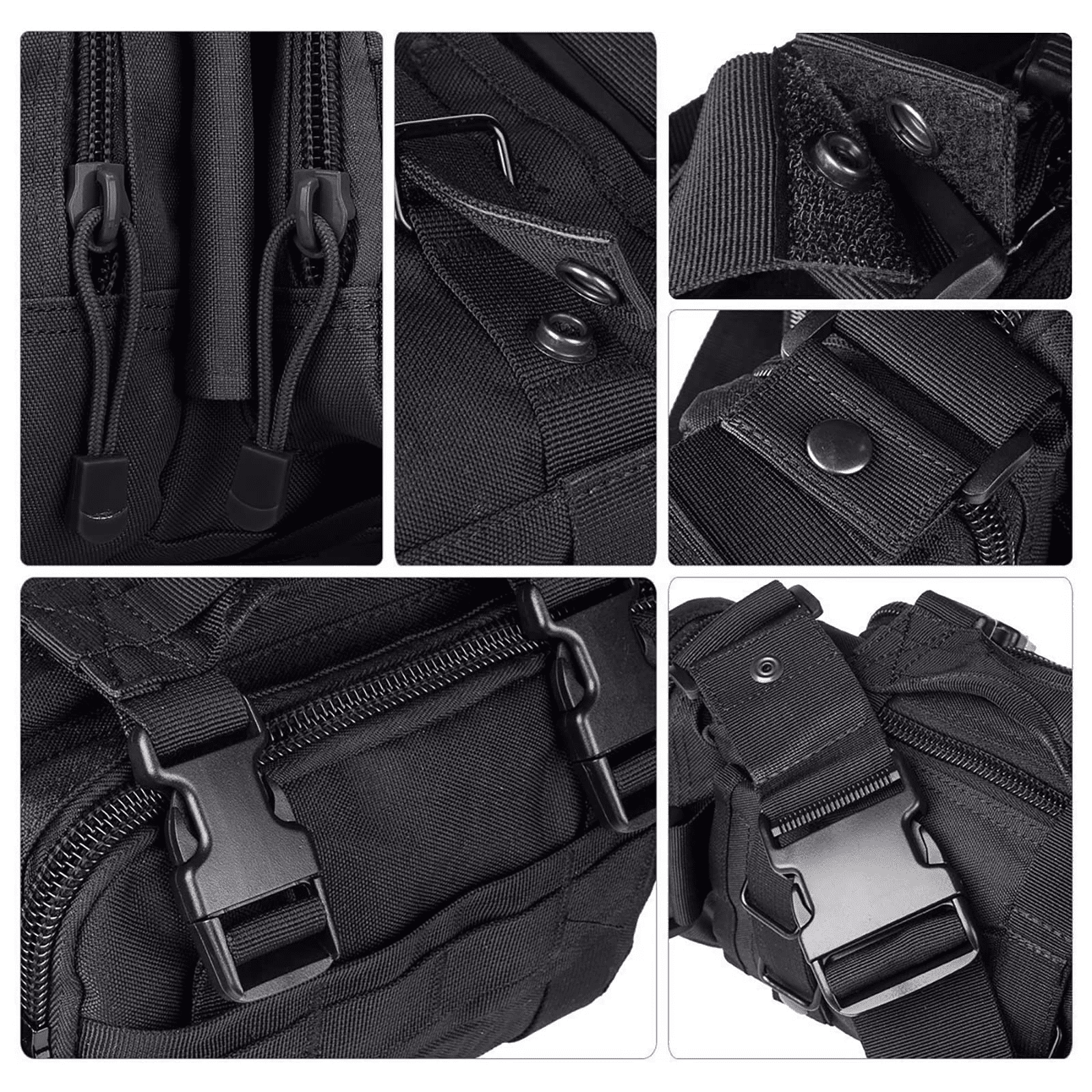 G4Free Waist Pack Sling Bag, Small Crossbody Fanny Pack with Handlebar Strap for Outdoor Hiking and Travel