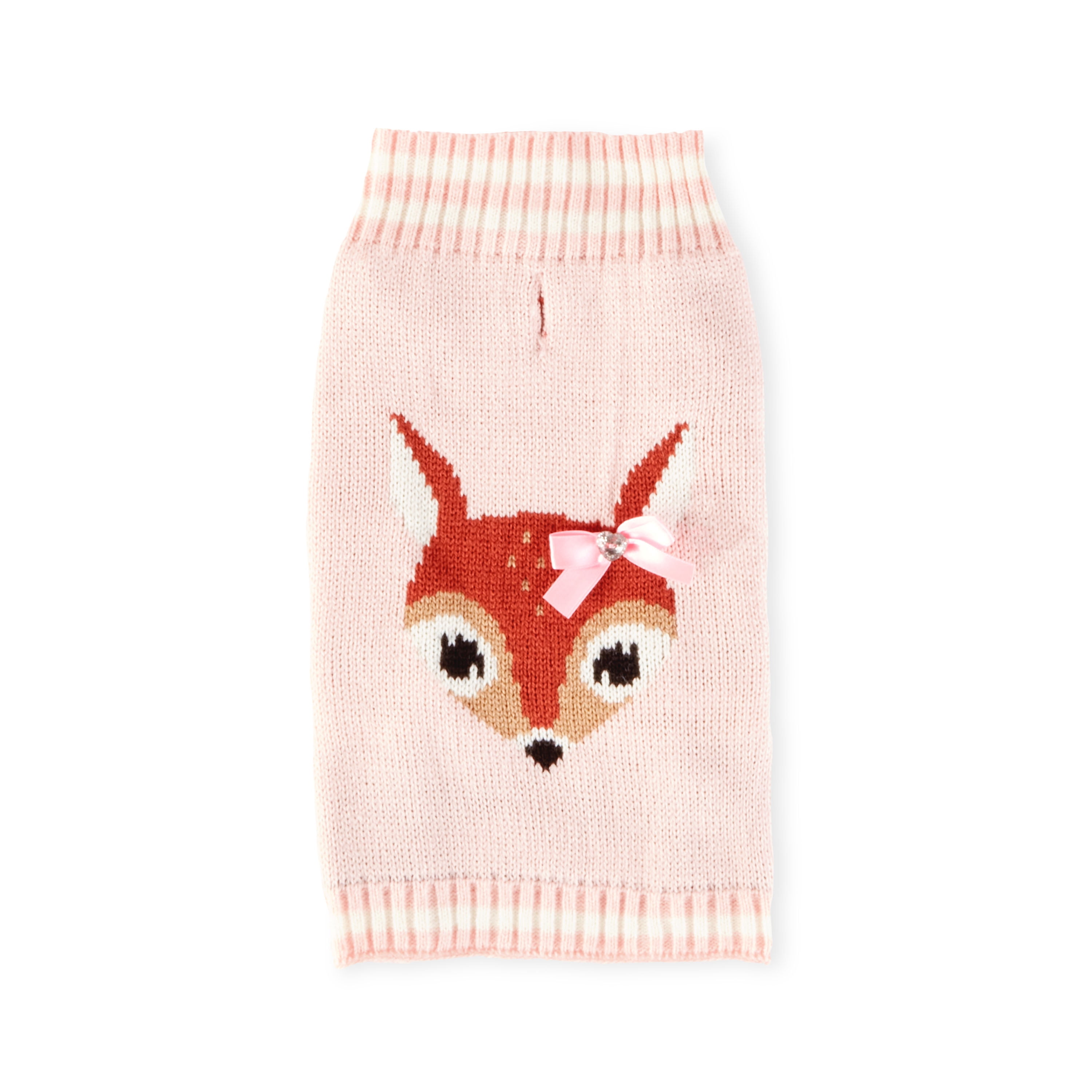 Vibrant Life, Dog and Cat Clothes, Fawn Pet Sweater, Pink, XS