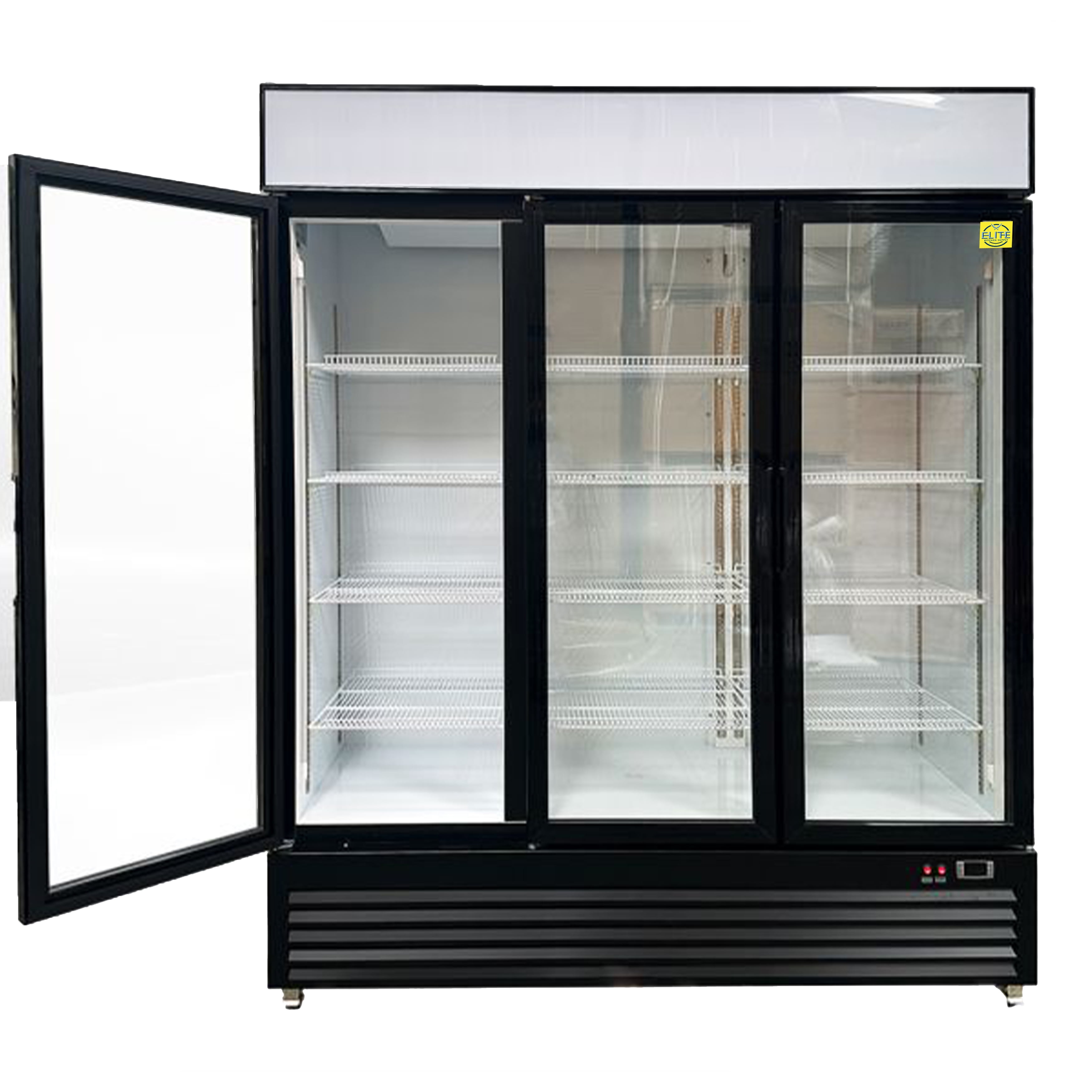 64 in. Three Glass Door Commercial Merchandiser Refrigerator 49.8 Cu.Ft. NSF Commercial Refrigerator Cooler