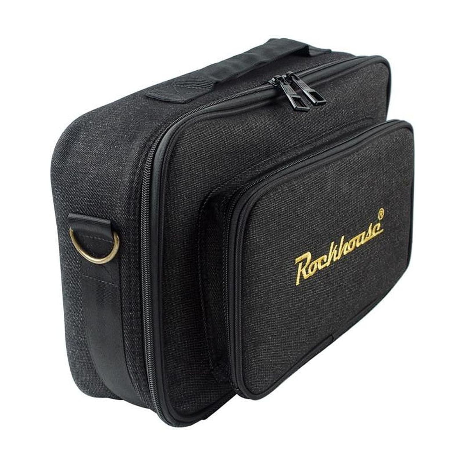 LeeQinersw Guitar Effects Pedal Board Bag Multieffects Carrier for Daily Transport Show S Black S