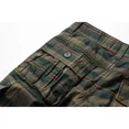 thumbnail image 4 of Bermuda Shorts Hombre Verano Casual Playa Cargo A Cuadros, 4 of 5