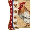 thumbnail image 2 of Rooster And Sunflower Needlepoint Pillow, 12" x 16", 2 of 4