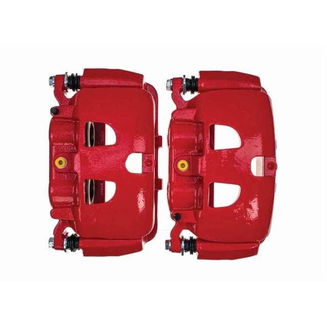 1322 FORD F250/F350 SUPER DUTY; 1316 FORD F450 SUPER DUTY Paire d'Étriers avant Rouges avec Brun