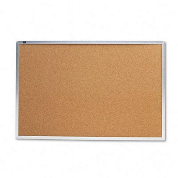 Easy-to-Organize Cork Bulletin Board Natural Cork with Aluminum Frame