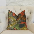 thumbnail image 2 of Plutus Brands Plutus Amaryllis Dragon Multicolor Luxury Decorative Throw Pillow, 2 of 3