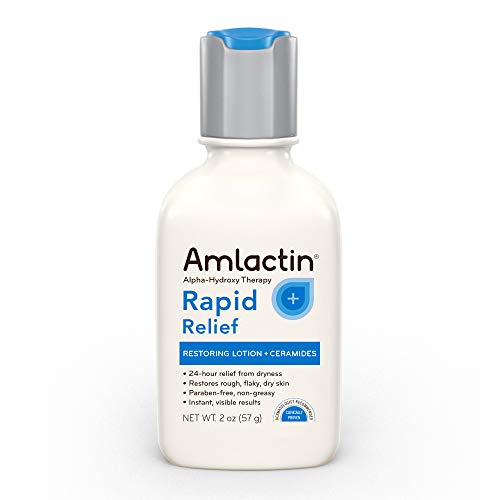AmLactin Rapid Relief Restoring Lotion + Ceramides, 2 Ounce Travel Size