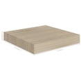 thumbnail image 4 of vidaXL Floating Wall Shelves 2 pcs Oak 23x23.5x3.8 cm MDF, 4 of 5