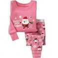 thumbnail image 1 of SAILEROAD-Conjunto de Pijama de Navidad para niños, ropa de dormir de algodón de manga larga, a rayas, 1 of 3