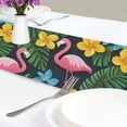 thumbnail image 4 of Yayeee Table Runner 70 inches Long Home Kitchen Dinning Party Decoration, Flamingo Floral Pattern, 4 of 7