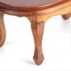 thumbnail image 2 of Dollhouse Miniature Table European Retro Small Exquisite Good Texture 1:12 Mini Dollhouse Furniture for Kids DecorationWalnut Color, 2 of 4