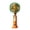 A002- Orange, variant on Mini Handheld Fan, Retro Nanyang Purple, 1 Pack with USB Charging Cable, Portable for Personal Outdoor Cooling