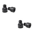 thumbnail image 1 of Advancent 1 par de extensores de Pedal, accesorio de conexión profesional de acero inoxidable, reemplazo del conector de manivela para Negro 2piezas, 1 of 6