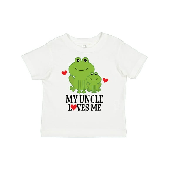 Inktastic My Uncle Loves Me Frog Boys or Girls Toddler T-Shirt
