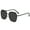 Black, variant on OJJCXA Sunglasses Womens Men Blue Light Round Border Anti Color Tinted Visor Sun Shades UV Protection Polarized Glasses Black One Size
