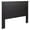 Black, variant on Pemberly Row Traditional Wood Queen Flat Panel Headboard in White