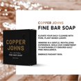 Copper Johns Bar Soap For Both Beard & Body Made with Natural Oils