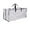 White, variant on Home Textile Storage Product Heavy Duty Extra Large Clear Moving Bags with Backpack Straps Strong Handles and Zippers for Easy Durable Organization