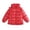 Red, variant on Mercatoo Toddler Winter Coat Boys Girls Kids Ruffle Light Puffer Jacket With Hood Baby Snow Coats Warm Padded Jacket Outwear